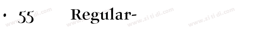 ·字魂55号 龙吟手书 Regular字体转换